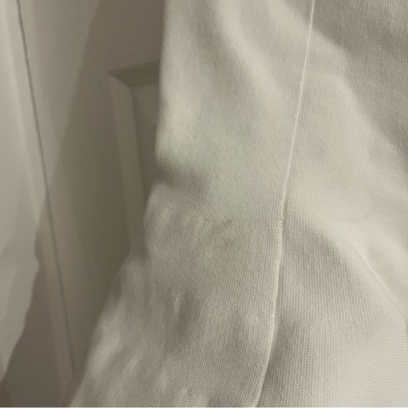 NWT Helsa White Maude Knit Peplum Strapless Top Bridal Wedding size S - Picture 3 of 7